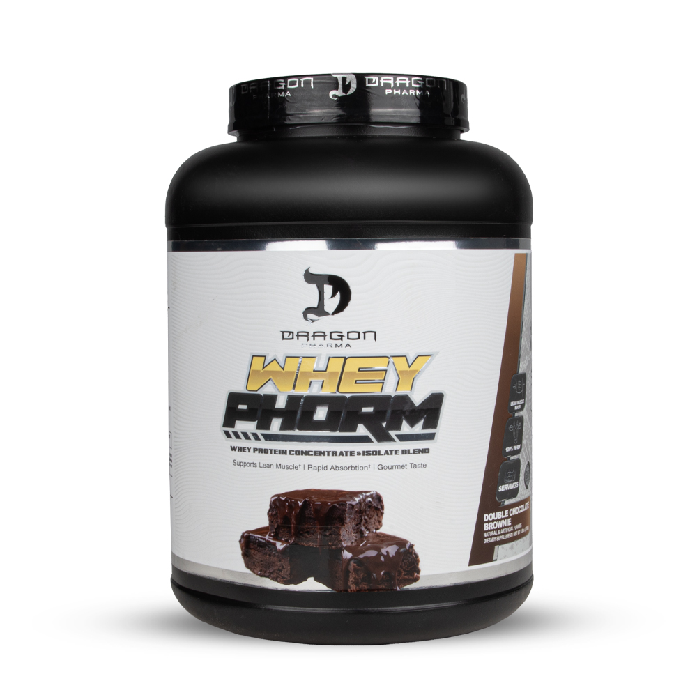 پروتئین وی فورم دراگون فارما 2.27 کیلوگرم | Dragon Pharma Whey Phorm Double Chocolate Brownie
