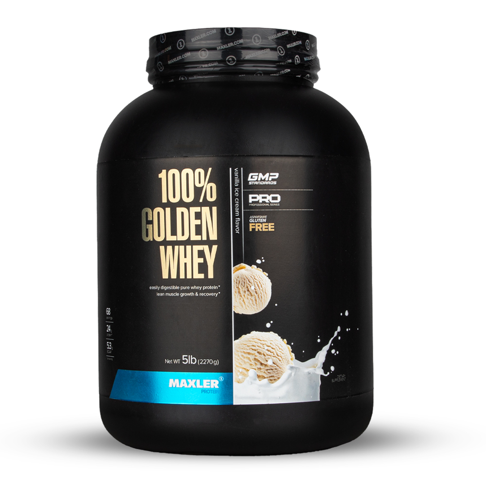 پروتئین وی  100 گلدن مکسلر 2.27 کیلوگرم| WHEY 100% GOLDEN MAXLER