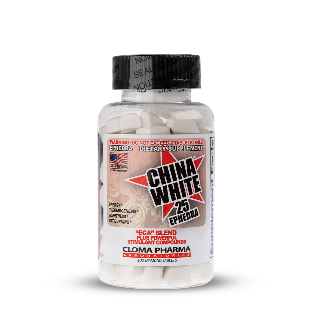 چاینا وایت 25 افدرا 100 عددی | China White 25 Ephedra Cloma Pharma