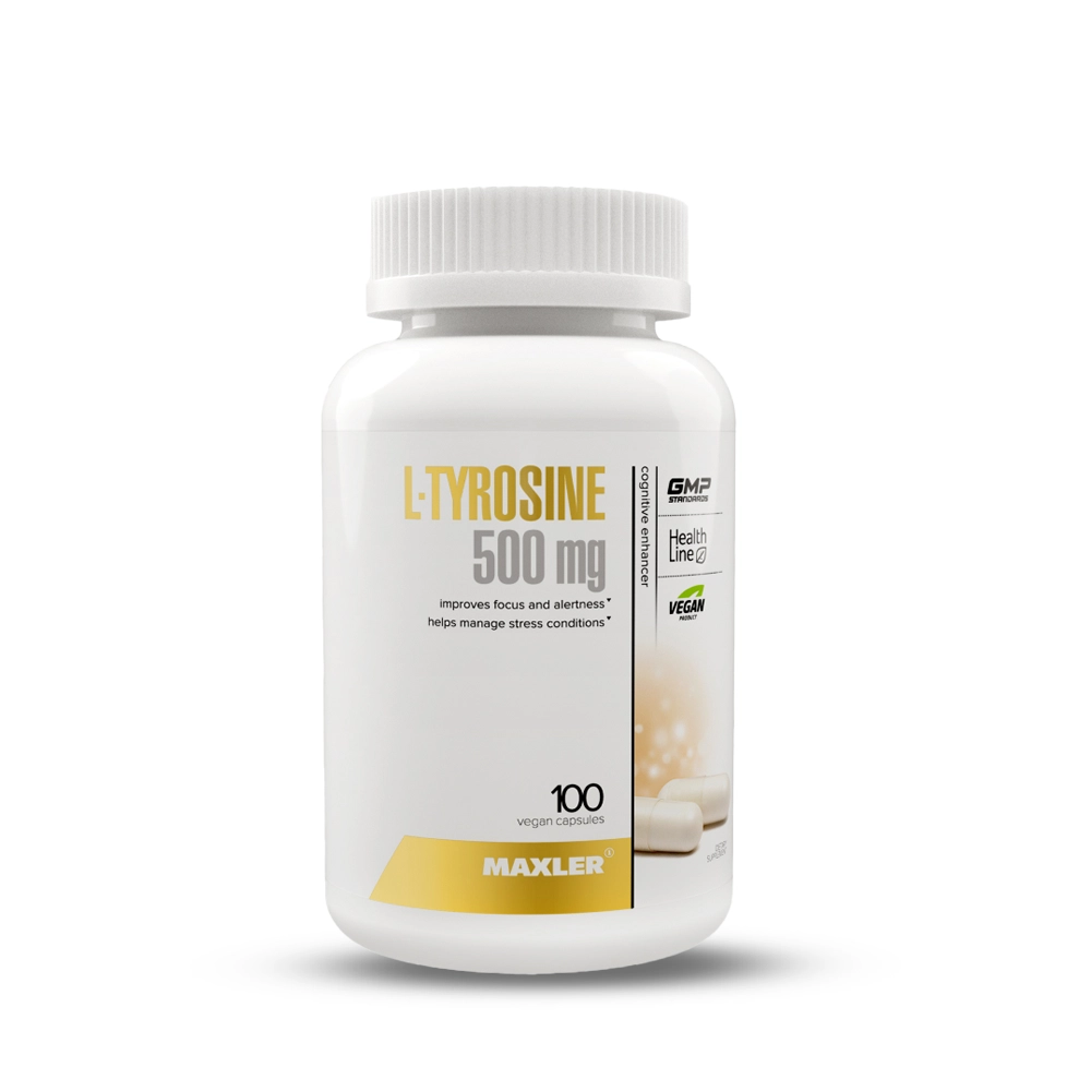 ال تیروزین مکسلر 100 عددی| L-Tyrosine 500mg Maxler