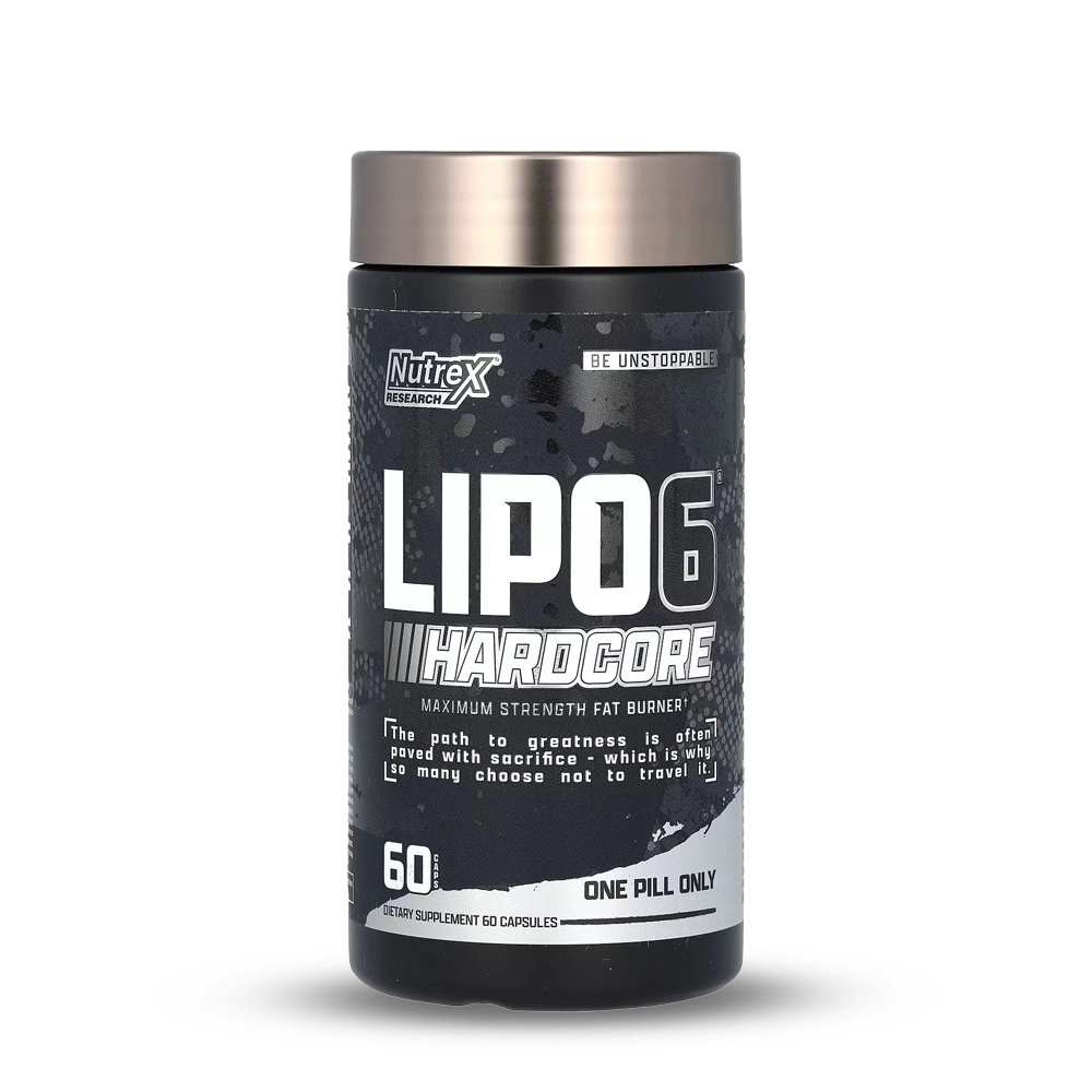 لیپو 6 هاردکر ناترکس 60 عددی | LIPO HARDCORE NUTREX