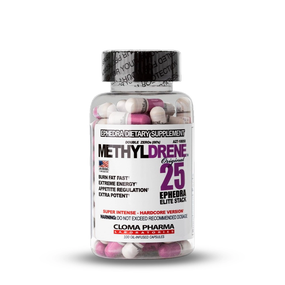 چربی سوز متیل درن 100 عددی | Methyldrene 25 cloma pharma
