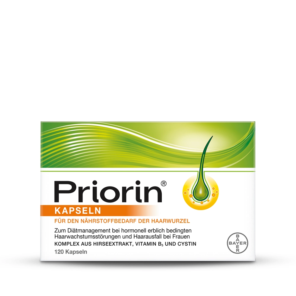 پرایورین بایر (ویتامین رشد و تقویت مو) 120 عددی| BAYER PRIORIN CAPSULES